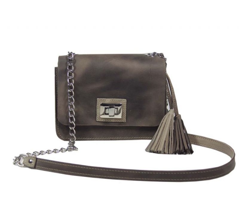 bolso gris